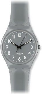 Swatch Damen Armbanduhr Flaky Grau GM175 Uhren