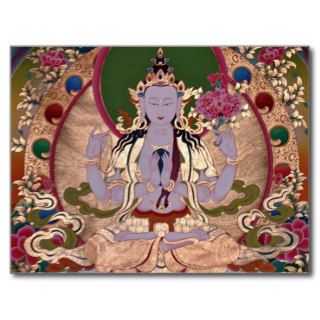 Buddha Bodhisattva Avalokitesvara Compassion Postcards