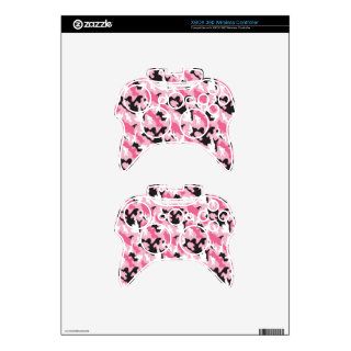 Pink Camouflage Xbox 360 Controller Skin