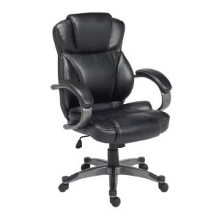 Z Line Designs Black Leather Executive Chair ZL4001 01ECU