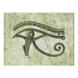 Eye of Horus Vintage Poster