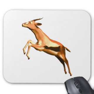 Leaping Gazelle Mouse Pad
