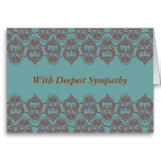 With Deepest Sympathy Greeting Cards