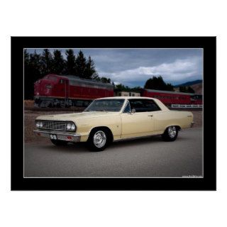 1964 Chevy Chevelle SS Muscle Car Poster
