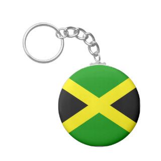 Jamaica Flag Keychains