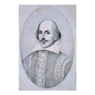 William Shakespeare, Portrait Print