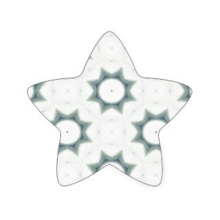 Architectural Eight Pointed Star   Mint Star Stickers
