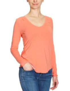 Marc O'Polo Damen T Shirt 201 2119 52233, Gr. 42/44 (XL), Orange (seal coral 293) Bekleidung