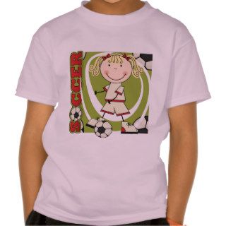 SOCCER   Blond Girl T shirts and Gifts