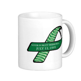 Never Forget Srebrenica Coffee Mugs