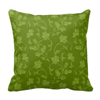 Throw Pillow Vine Pattern Any Color Available