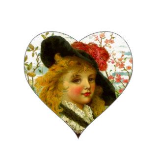 Sticker Lovely Vintage Victorian Clothing Fashions