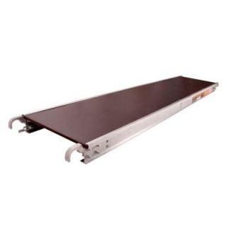 MetalTech 7 ft. x 19 in. Aluminum Platform with Anti Slip Plywood Deck M MPP719AS