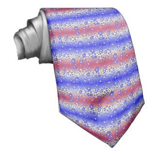 Red, white, and blue Neck Tie