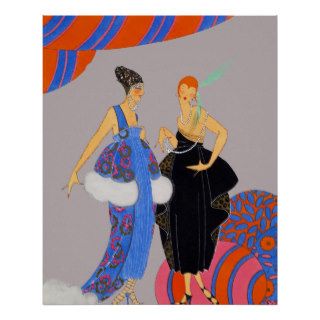 Vintage Poster, French Fashion Art Deco