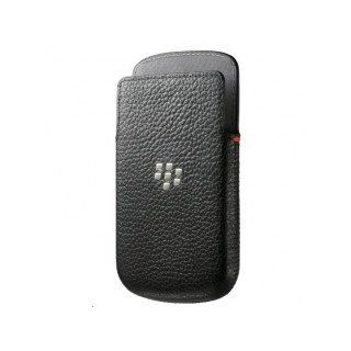 ACC 50704 201 Original BlackBerry Q10 Leder Etui   Schwarz Küche & Haushalt