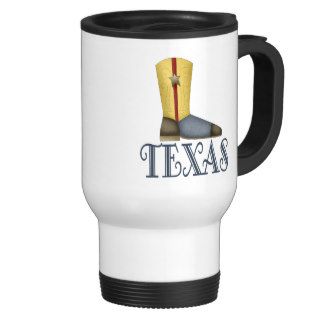 Texas Boot Design Gift Coffee Mugs