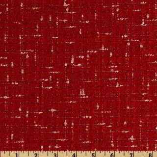 Valletta Tweed Red Fabric
