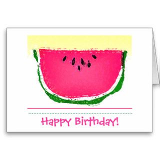 Watermelon BIrthday Card