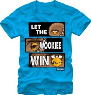 Star Wars Angry Birds Let The Wookie Win T shirt Movie And Tv Fan T Shirts Clothing