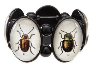 Joolz Hayworth Beetle Multi Joolz Stretch Bracelet in Black Jewelry