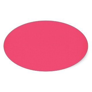 YUMMY PINK GIRLY BEAUTY FASHIONABLE COLORS BACKGRO OVAL STICKER