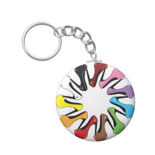 High_Heels_Shoe_of_Every_Color COLORFUL COLLECTION Keychains