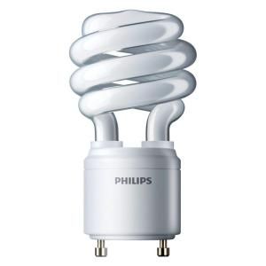 Philips 60W Equivalent Bright White (4100K) Spiral GU24 CFL Light Bulb (E*) 411389