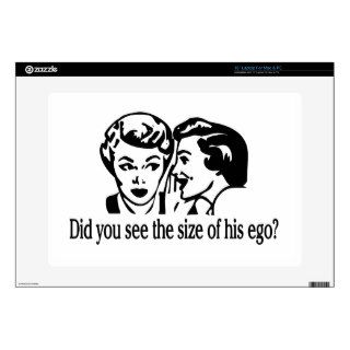 Size Of His Ego Retro 15" Laptop Skins