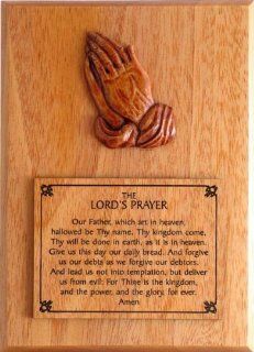 Shalom The Lord's Prayer Christian Wooden Wall Plaque Gift   Decorative Plaques