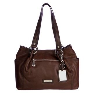 Etienne Aigner Women's Tobacco Brown Satchel Handbag Etienne Aigner Satchels