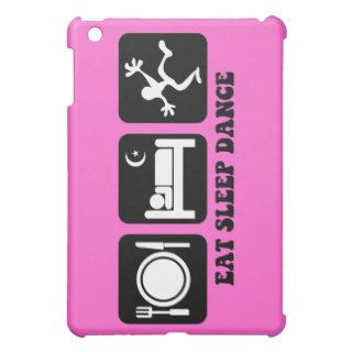 eat sleep dance iPad mini cases