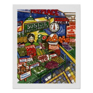 Fruit Stand Poster