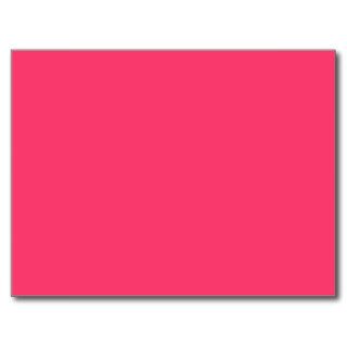 Amaranth Pink Plain Background Postcards