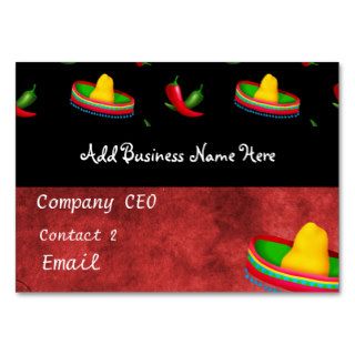 MEXICAN RESTAURANT Business Card