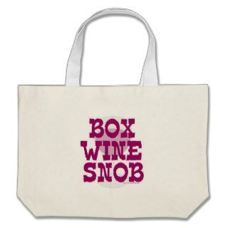 Box Wine Snob Tote Bag