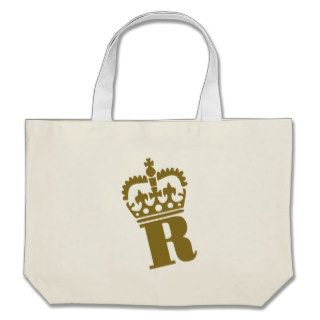 R   Letter   Name Tote Bags