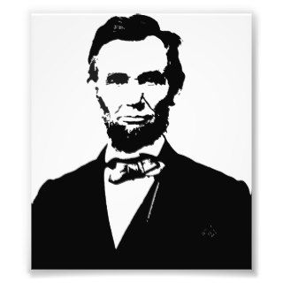Abraham Lincoln cutout print (custom size) Photo Art