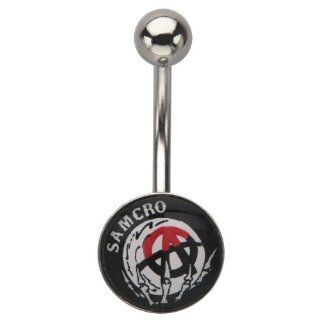 Sons of Anarchy SAMCRO Belly Ring 18G Jewelry