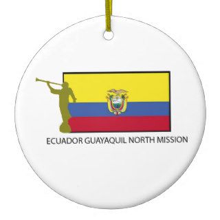 Ecuador Guayaquil North Mission CTR LDS Ornaments