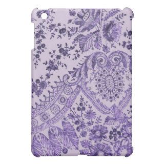 Purple Floral Lace iPad Mini Case