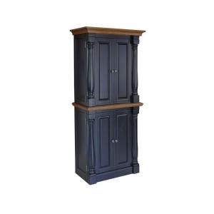 Monarch Pantry in Black and Oak 5008 65