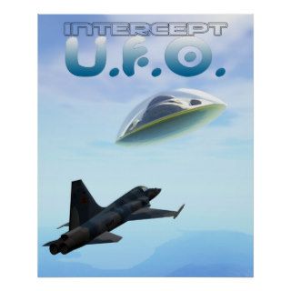 Intercept UFO Poster