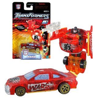 Hasbro Year 2001 Transformers Robots In Disguise Spy Changers Series 3 Inch Tall Robot Action Figure   Autobot W.A.R.S with Machine Gun Blaster (Vehicle Mode Wicked Attack Recon Sports Car) Toys & Games