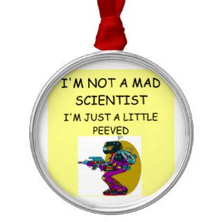mad scientist christmas ornaments