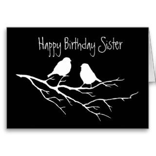 Happy Birthday Sister Special Friend, Two Birds Card