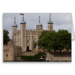 Tower Of London England Seen Across The River Cards