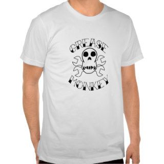 Grease Monkey Skull Bones Shirt