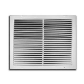 TruAire 16 in. x 8 in. White Fixed Bar Return Air Grille H270 16X08