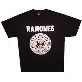 RAMONES   Presidential Seal   Black / Color T shirt Clothing